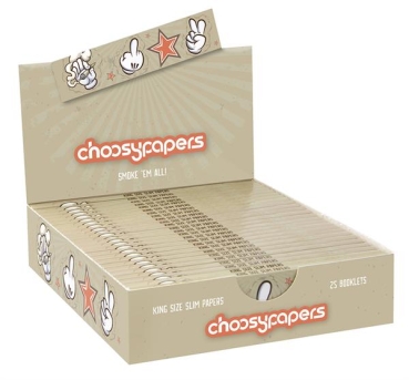 Choosypapers King Size Slim Zigarettenpapier Comic Hands